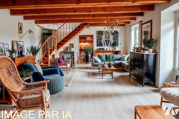 2306 - BRENNILIS - MAISON EN PIERRES DE 106M² AVEC DEPENDANCES SUR UN TERRAIN DE 1071M²