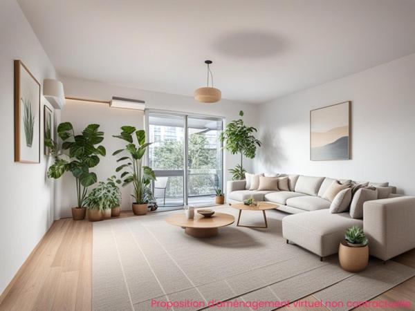 T3 dans un cadre verdoyant et vie pratique à Lyon 8