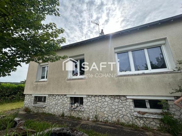 Maison 93 m2, avec sous sol total et garage double.