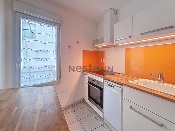 TOURS NORD - MONCONSEIL - Appartement T2 de 44.79 m2 en excellent état avec place de parking