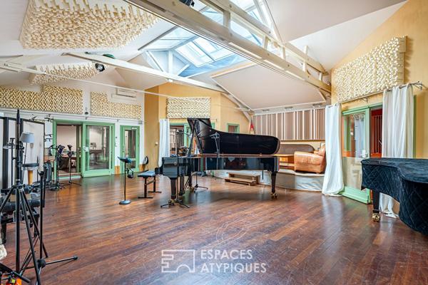 « Les Studios de Meudon » – Studio d’enregistrement, maison familiale et son jardin