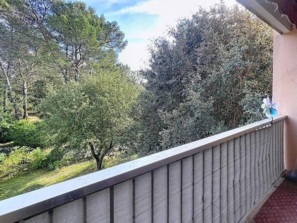 Exclusivité Nestenn Peymeinade, studio avec balcon , 1 pièce 27 m2, (23.70 m2 loi carrez), vue forêt
