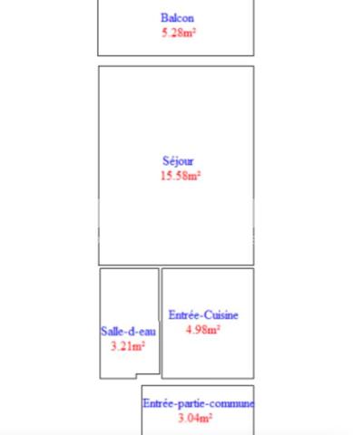 Exclusivité Nestenn Peymeinade, studio avec balcon , 1 pièce 27 m2, (23.70 m2 loi carrez), vue forêt