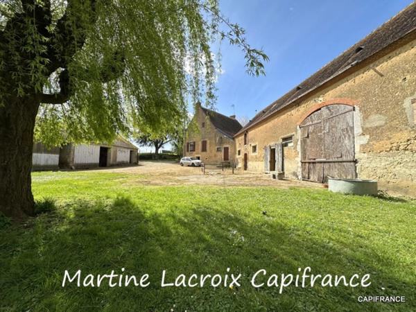 Dpt SARTHE (72), à vendre LA FERTÉ-BERNARD - PROPRIÉTÉ P5 de 100 m² - Terrain de 10 Ha