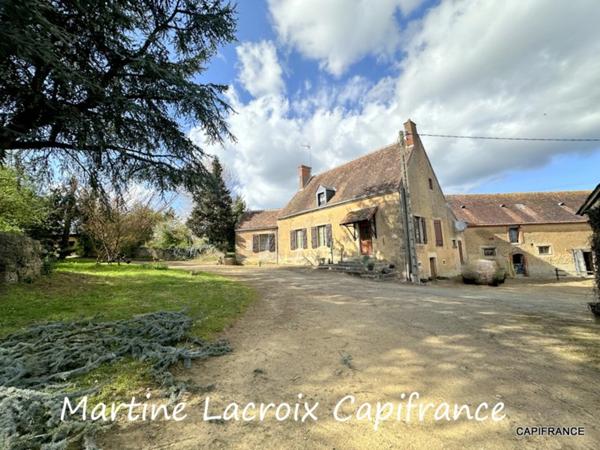 Dpt SARTHE (72), à vendre LA FERTÉ-BERNARD - PROPRIÉTÉ P5 de 100 m² - Terrain de 10 Ha