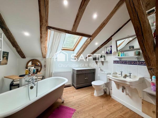 Maison 5 chambres et bureau avec piscine