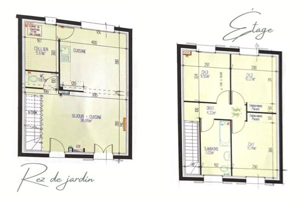 Maison à vendre 4 pièces de 88 m²