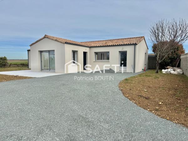 PAVILLON 2020 DE PLAIN PIED 4 CHAMBRES A ECHIRE !