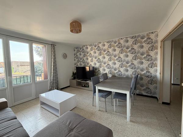 Location appartement T4 meublé de 79 m² avec balcons et parking à Carcassonne