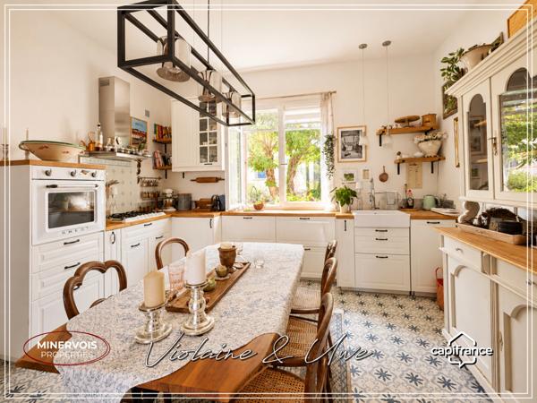 MAISON DE CARACTÈRE RÉNOVÉE AVEC JARDIN – VILLENEUVE-LÈS-BÉZIERS