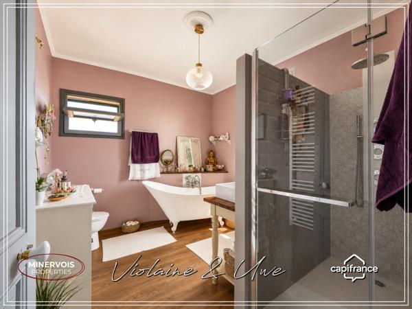 MAISON DE CARACTÈRE RÉNOVÉE AVEC JARDIN – VILLENEUVE-LÈS-BÉZIERS