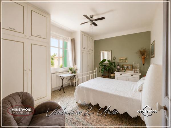 MAISON DE CARACTÈRE RÉNOVÉE AVEC JARDIN – VILLENEUVE-LÈS-BÉZIERS