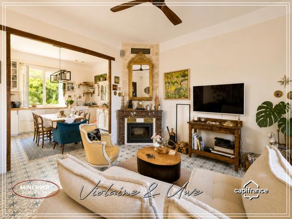 MAISON DE CARACTÈRE RÉNOVÉE AVEC JARDIN – VILLENEUVE-LÈS-BÉZIERS