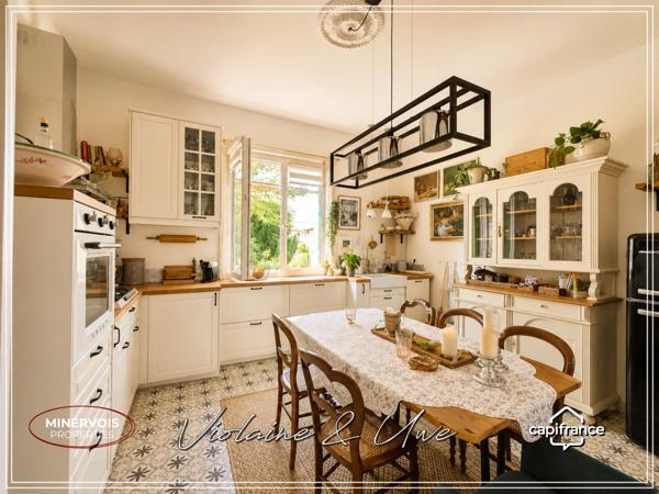 MAISON DE CARACTÈRE RÉNOVÉE AVEC JARDIN – VILLENEUVE-LÈS-BÉZIERS