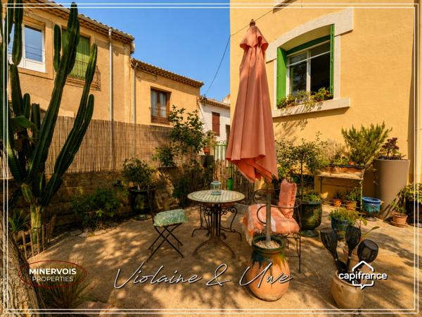 MAISON DE CARACTÈRE RÉNOVÉE AVEC JARDIN – VILLENEUVE-LÈS-BÉZIERS