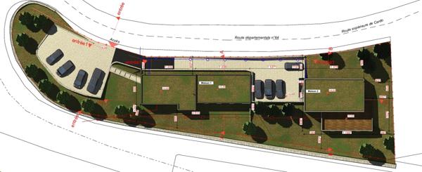 Vente TERRAIN AVEC PERMIS BASTIA CARDO 2 MAISONS