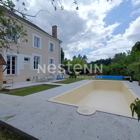 CHITENAY - Maison bourgeoise d'exception rénovée en 2024 ? 3 700 m² avec piscine et grands espaces lumineux !