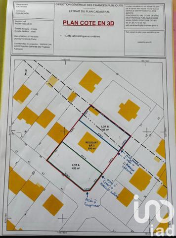 Terrain à vendre 420 m² Chaumontel