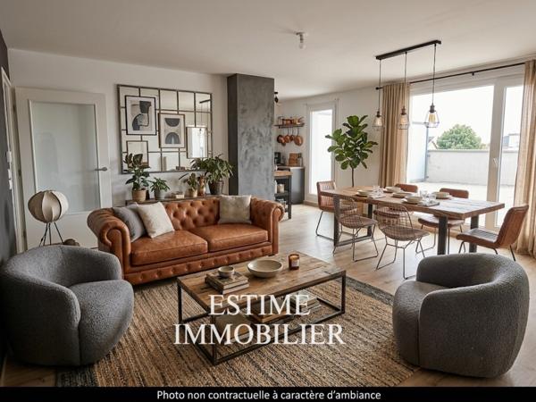 Appartement 4 pièce(s) 3 chambre(s) 93.21 m²
