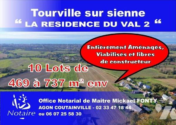 Lot n°7
Résidence du Val 2 à Tourville sur Sienne : terrain à bâtir dans une nouvelle résidenc...