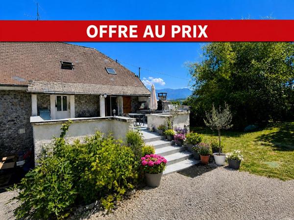 EN EXCLUSIVITE  Maison Mitoyenne 110 m² avec terrain clos de 621 m²  - En Albens et la Biolle - Rue du Revard  - 5 pièce(s)