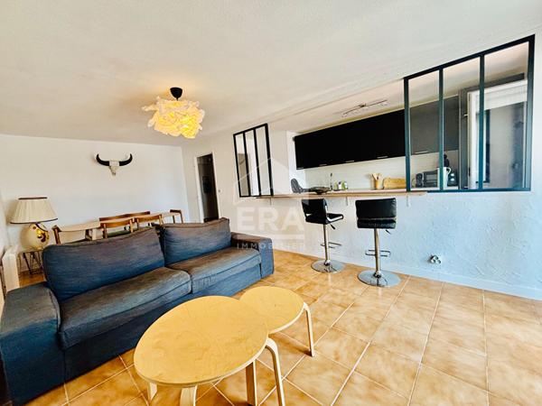 Proche mer T3 traversant avec grande terrasse