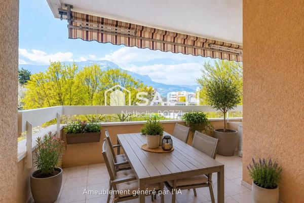 T4 à Echirolles Village de 83m2 avec terrasse et garage