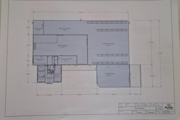 Batiment industriel de 1950 m2  Saint-Donat-Sur-L'Herbasse