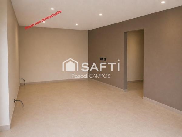 Maison t5 de 129m² sur une parcelle de 486m²