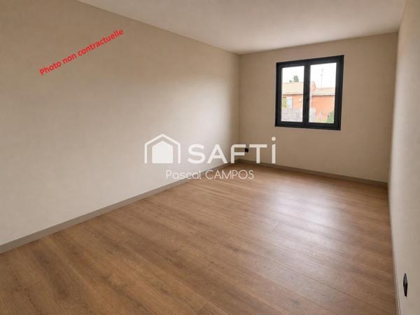 Maison t5 de 129m² sur une parcelle de 486m²