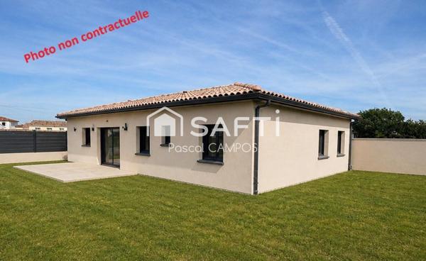 Maison t5 de 129m² sur une parcelle de 486m²