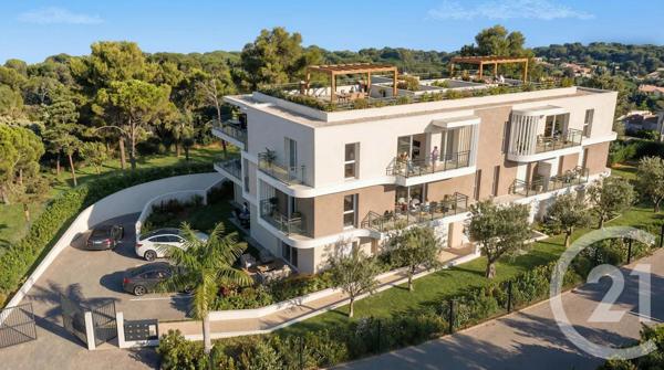Appartement F3 à vendre  3 pièces - 53,61 m 2   ANTIBES  - 06