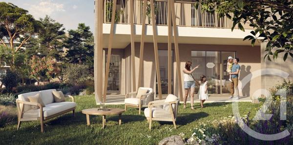 Appartement F3 à vendre  3 pièces - 53,61 m 2   ANTIBES  - 06