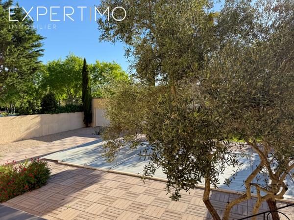 Saturargues (34400) Villa de type T4 rénovée de Plain- Pied + 1 Studio + Piscine + 2 Garages