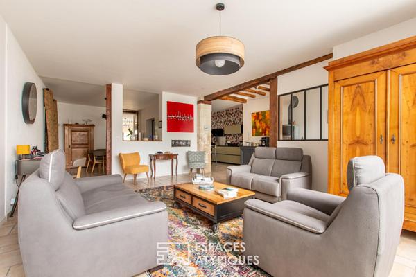 Maison intimiste en centre ville aux volumes généreux
