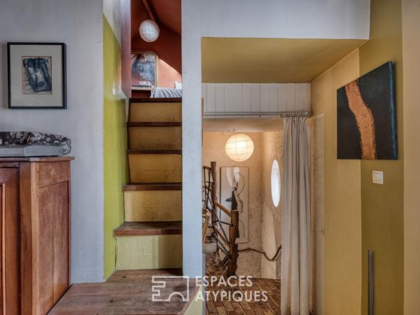 Maison de ville avec dépendances, atelier et jardin au coeur de Chilly-Mazarin