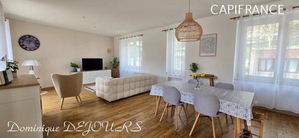 Exclusivité en Ardèche, grande maison familiale de 230m², terrain pour jardin et très belle terrrasse ensoleillée ainsi qu'un grand local commercial de 218m²