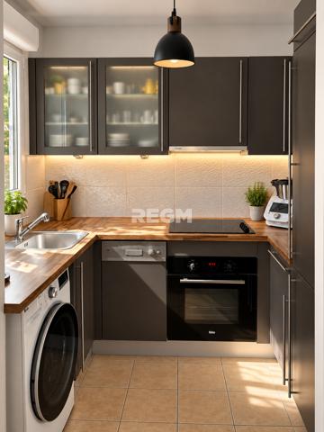 Beau 2 pièces de 40 m² avec rez-de-jardin, cave et parking à Thiais