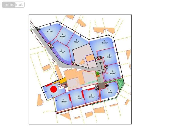 Achat - Terrain à bâtir Quimperlé 29300 710 m 2