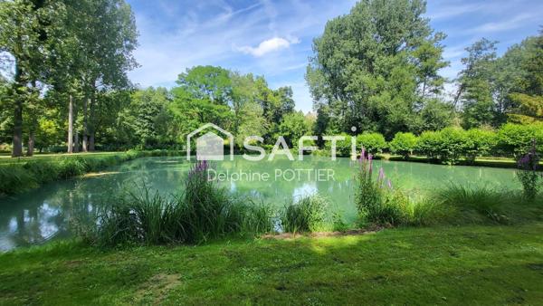 Terrain de loisirs  avec étang curé, drainé et terrassé