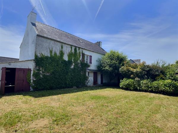 Moëlan-sur-Mer (29350) Maison en pierres à haut potentiel de rénovation avec possibilité d’agrandissement et TERRAIN CONSTRUCTIBLE