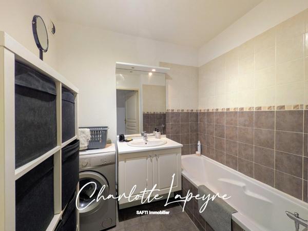 Beau T2 moderne en rez-de-jardin avec terrasse