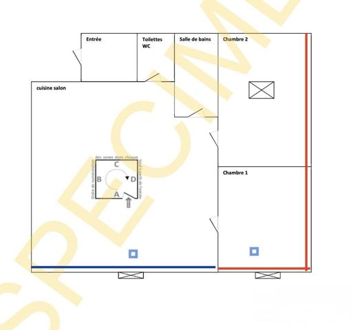 Appartement 3 pièces 55 m²