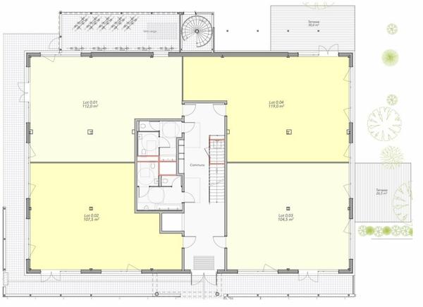 BUREAUX à VENDRE de 683 m²