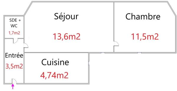 Appartement à vendre 2 pièces 35 m² Romainville