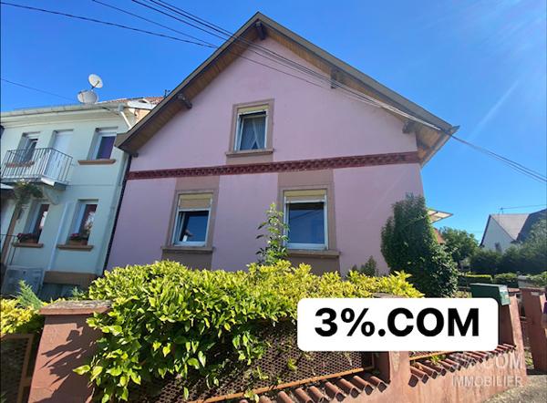 3%.COM Maison à rénover 130m² à Mommenheim  Mommenheim (67670)