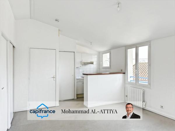 LA ROCHELLE, quartier Porte Royale, Appartement 2 pièces à vendre