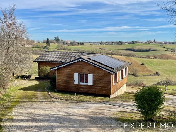 Tauriac (81630) Maison basse consommation avec magnifique vue et ses 6210 m² de terrain