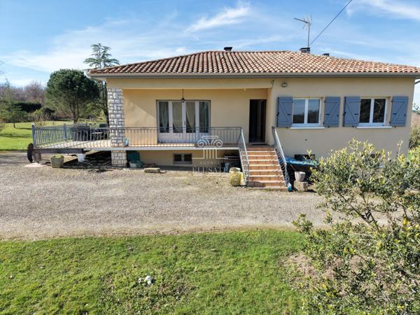 Réans (32800) MAISON T5 - 194M² EN CAMPAGNE AVEC TERRAIN DE PLUS D'1HA ET DEPENDANCE / PROCHE EAUZE