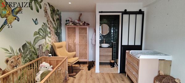 Soucieu-en-Jarrest (69510) Charmante maison en pierre de 120m2 avec jardin et garage. 3 ch